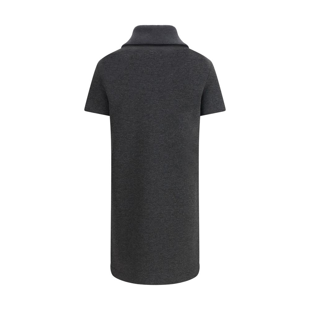 Gucci Gray Cotton Casual Dress Gucci
