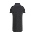 Gucci Gray Cotton Casual Dress Gucci