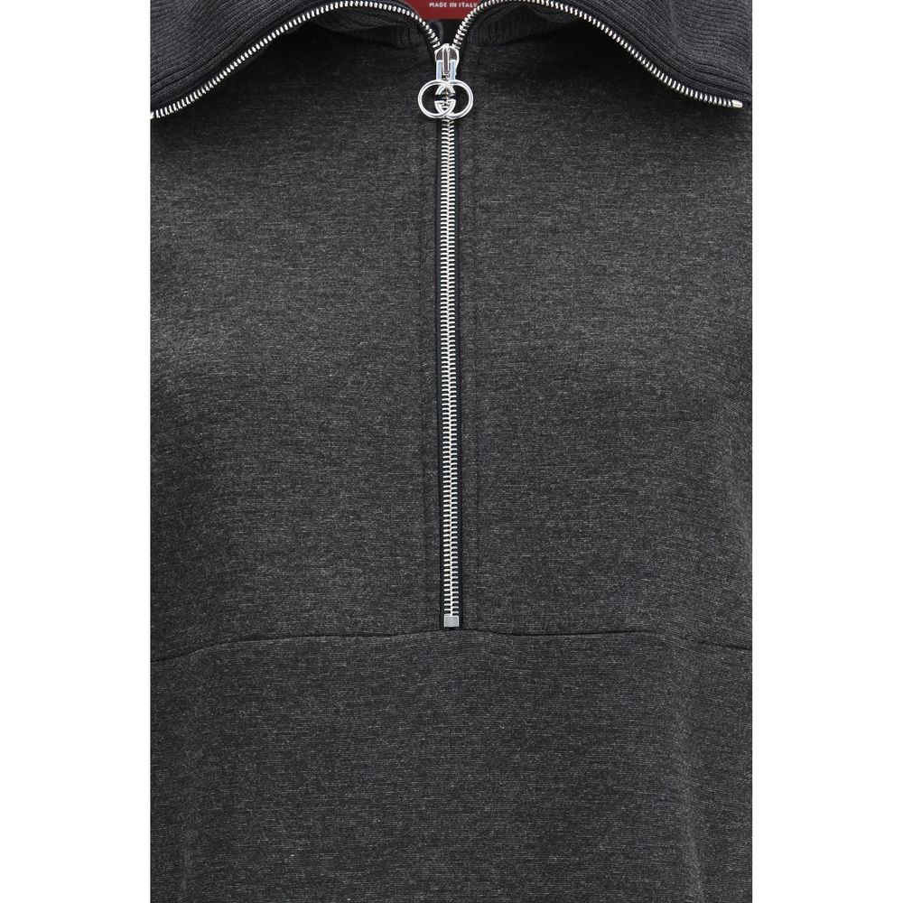 Gucci Gray Cotton Casual Dress Gucci