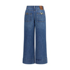Valentino Blue Cotton Jeans Denim Valentino
