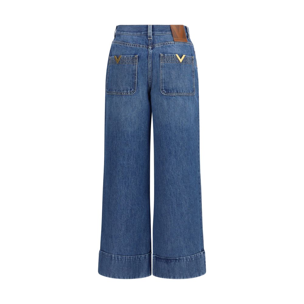 Valentino Blue Cotton Jeans Denim Valentino