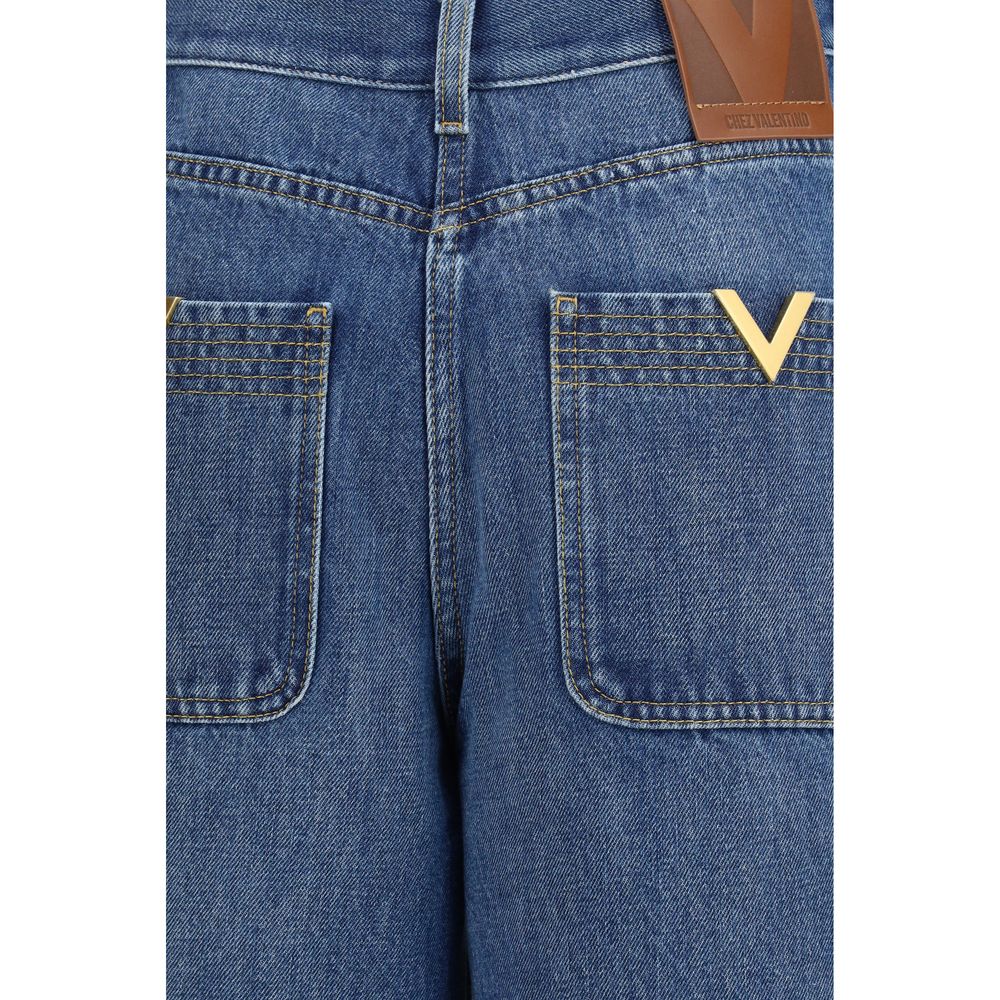 Valentino Blue Cotton Jeans Denim Valentino