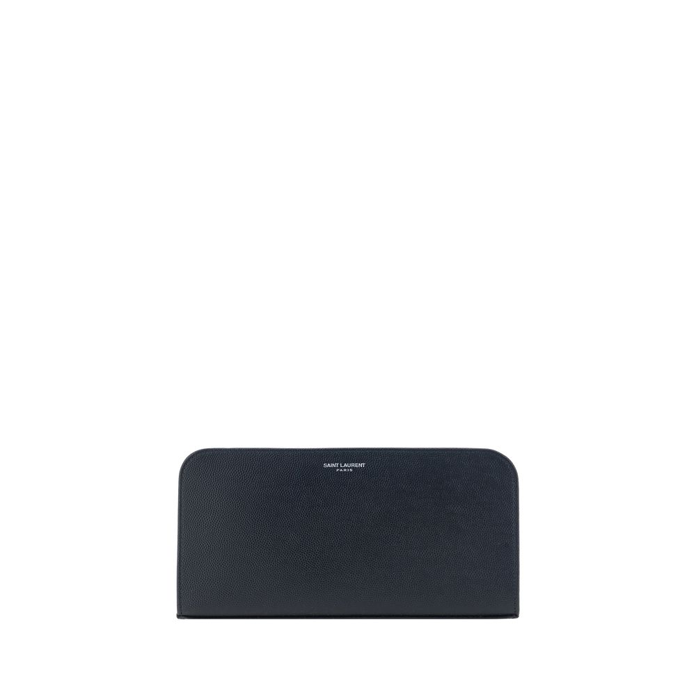 Saint Laurent Black Calf Leather Bos Taurus Wallet Saint Laurent
