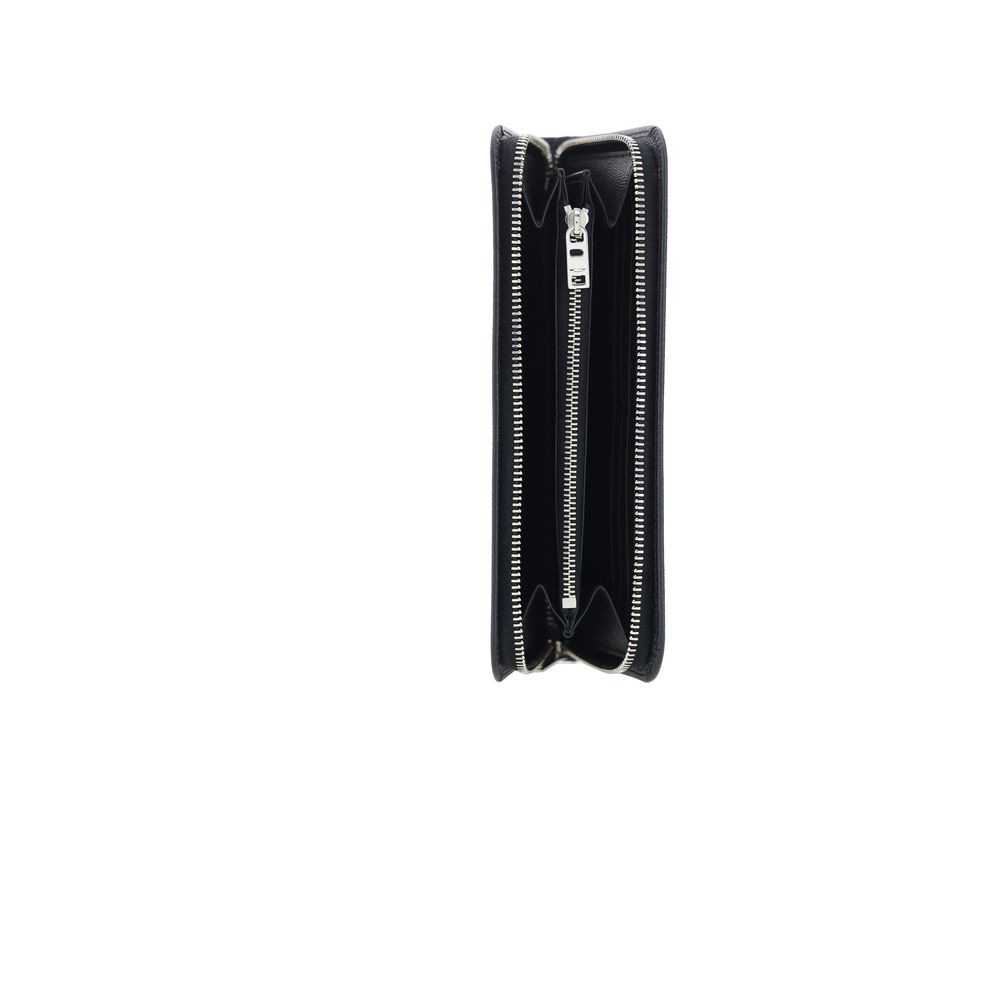 Saint Laurent Black Calf Leather Bos Taurus Wallet Saint Laurent