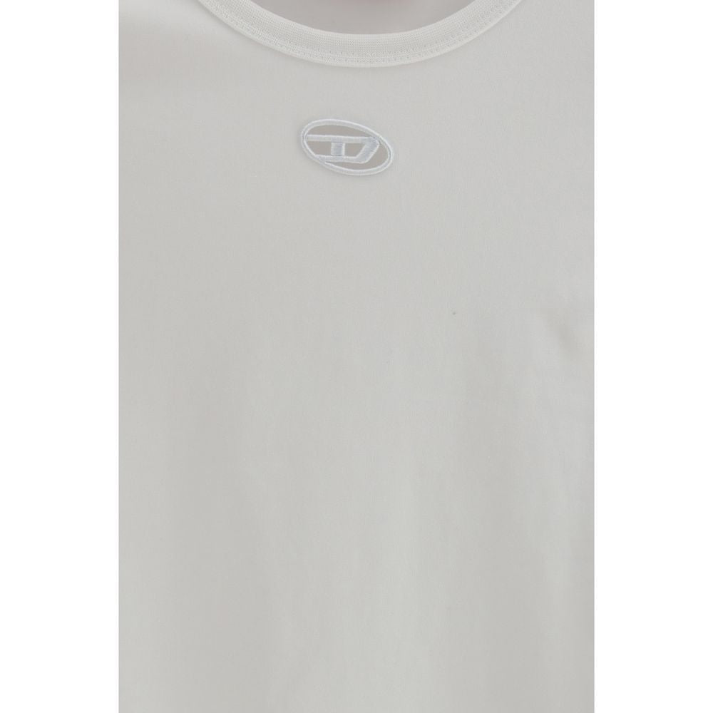 Diesel White Cotton T-Shirt Diesel