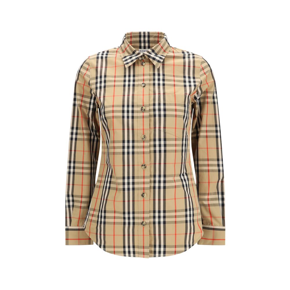 Burberry Multicolor Cotton Pattern Shirt Burberry