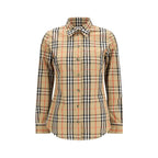 Burberry Multicolor Cotton Pattern Shirt Burberry