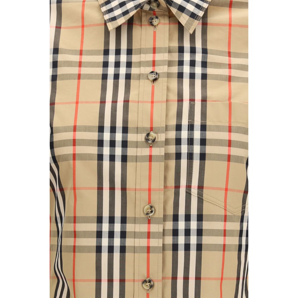 Burberry Multicolor Cotton Pattern Shirt Burberry