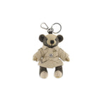 Burberry Beige Cashmere Keychain Burberry