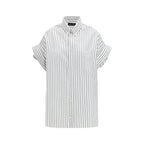 Balenciaga White Cotton Shortsleeve Shirt Balenciaga