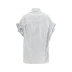 Balenciaga White Cotton Shortsleeve Shirt Balenciaga