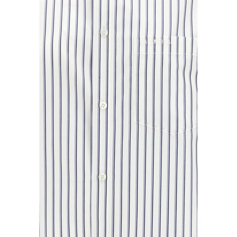 Balenciaga White Cotton Shortsleeve Shirt Balenciaga