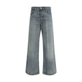 Diesel Blue Cotton Relaxed Fit Jeans Diesel
