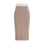 Diesel Multicolor Viscose Midi Skirt Diesel