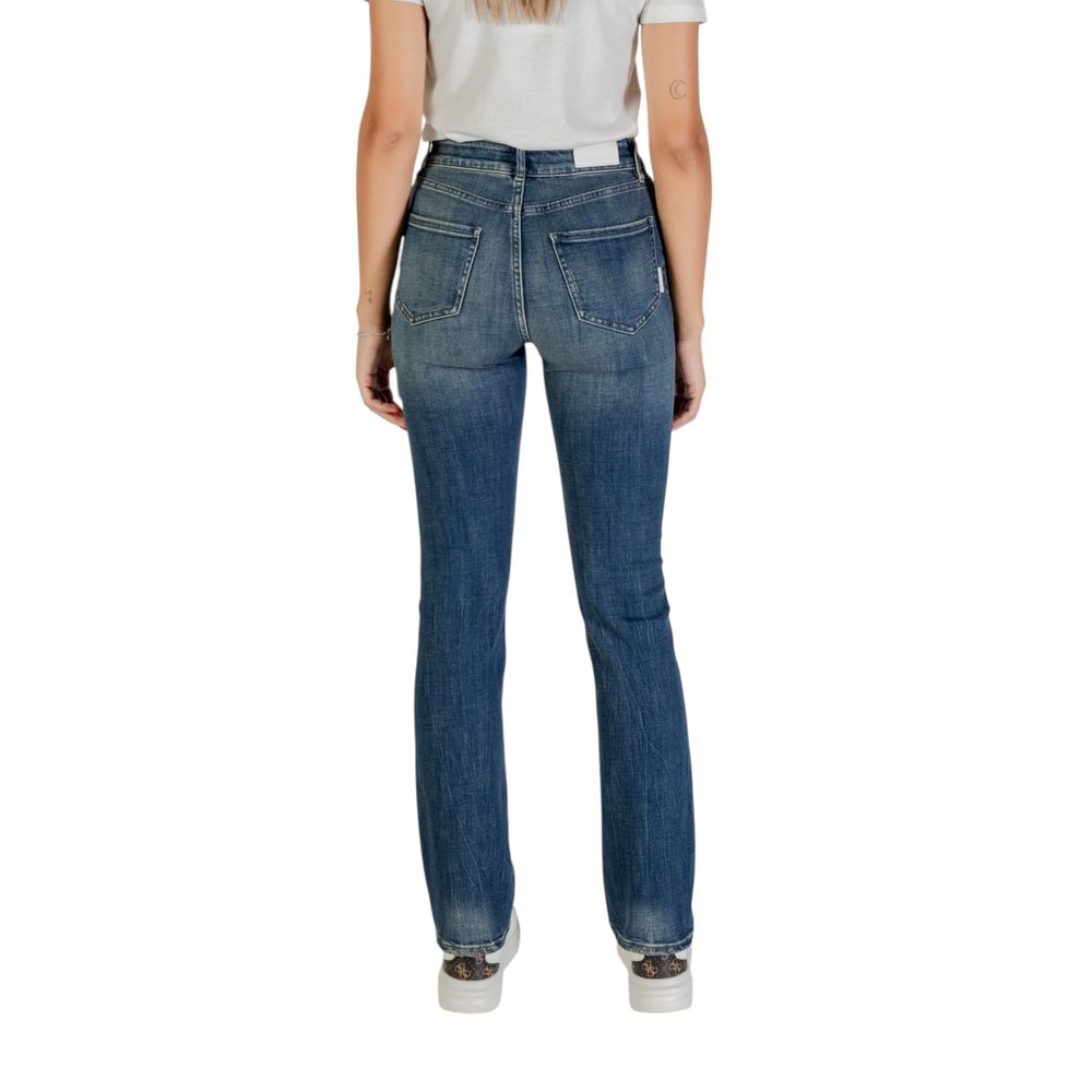 Armani Exchange Blue Cotton Skinny Jeans Armani Exchange