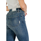 Armani Exchange Blue Cotton Skinny Jeans Armani Exchange
