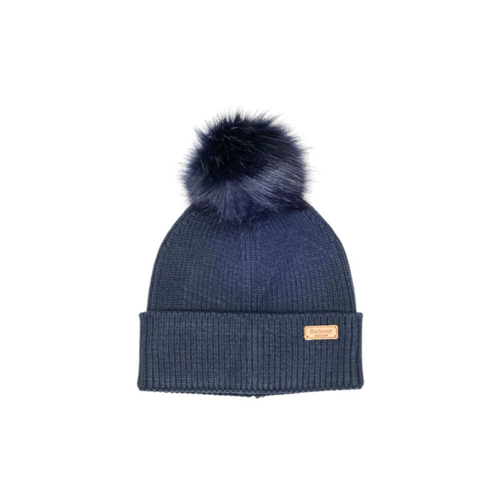 Barbour Blue Viscose Beanie Barbour