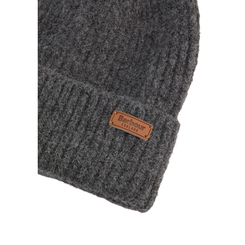 Barbour Gray Polyester Beanie Barbour