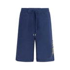 Versace Jeans Blue Cotton Bermuda Shorts Versace Jeans