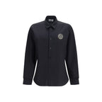 Versace Jeans Black Cotton Dress Shirt Versace Jeans