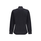 Versace Jeans Black Cotton Dress Shirt Versace Jeans