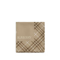 Burberry Beige Silk Scarf Burberry