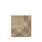 Burberry Beige Silk Scarf Burberry