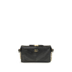 Valentino Garavani Black Lamb Ovis Aries Aries Shoulder Bag Valentino Garavani