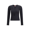 Diesel Black Cotton Long Sleeve T-Shirt Diesel