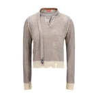 Diesel Gray Cotton Sweatshirt Diesel