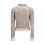 Diesel Gray Cotton Sweatshirt Diesel