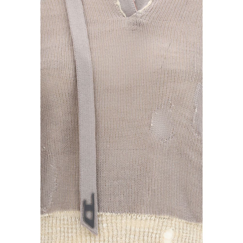 Diesel Gray Cotton Sweatshirt Diesel