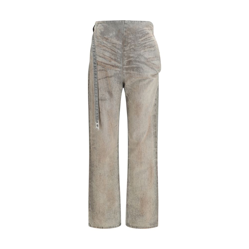 Diesel Gray Cotton Slim Fit Jeans Diesel
