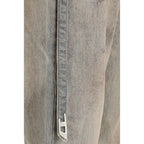Diesel Gray Cotton Slim Fit Jeans Diesel