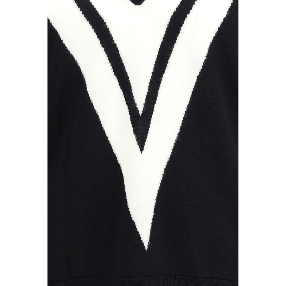 Valentino Black Wool Oves Aries Sweatshirt Valentino
