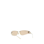 Balenciaga Gold Metal Sunglasses Balenciaga