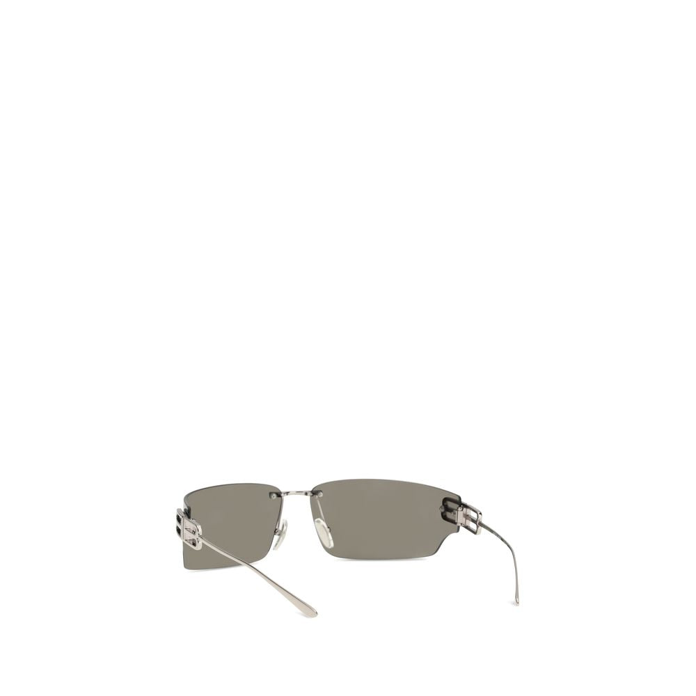 Balenciaga Silver Metal Sunglasses Balenciaga