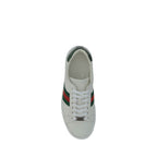 Gucci White Calf Leather Bos Taurus Low Top Sneakers Gucci