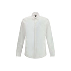 Fendi White Cotton Dress Shirt Fendi
