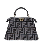 Fendi Black Fabric Handbag Fendi