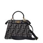 Fendi Black Fabric Handbag Fendi