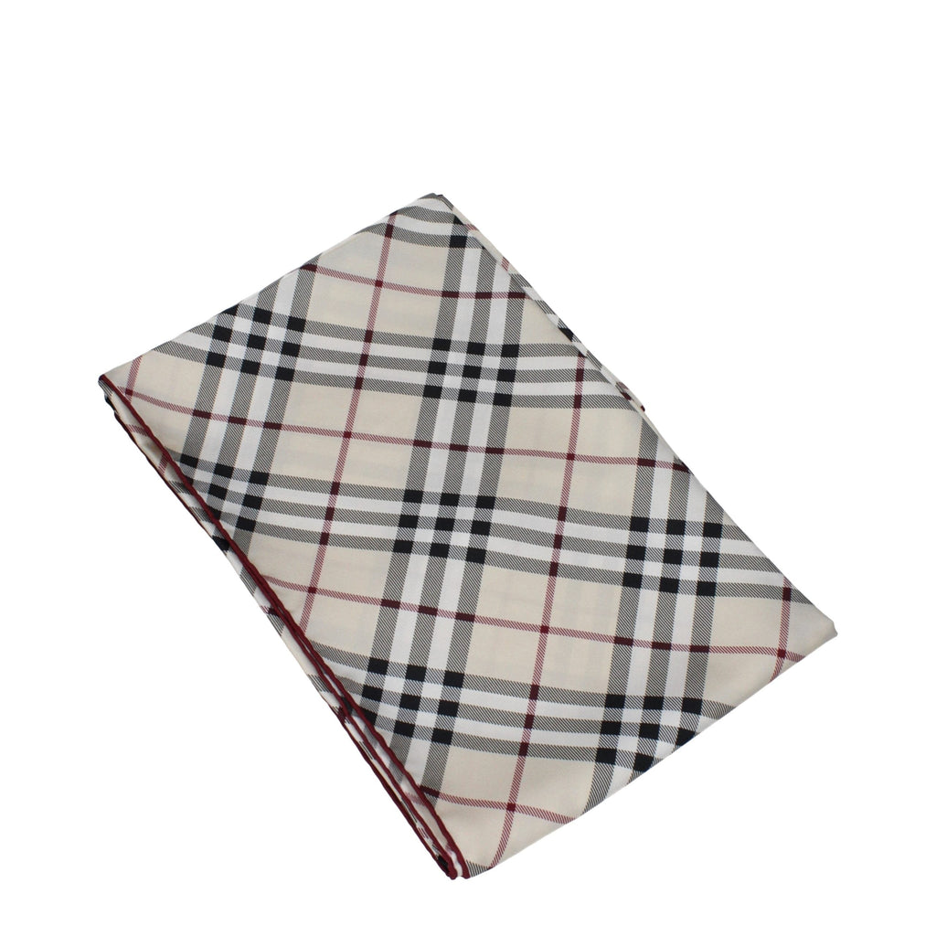 Burberry Beige Silk Foulard Burberry