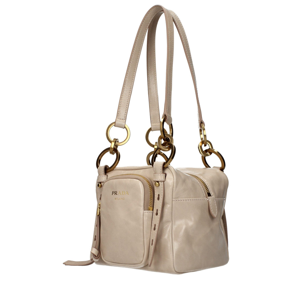 Prada Pink Leather Shoulder Bag Prada