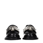 Prada Black Leather Slip-On Loafers Prada