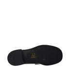 Prada Black Leather Slip-On Loafers Prada