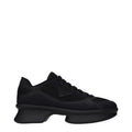 Prada Black Fabric Low Top Sneakers Prada