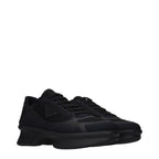 Prada Black Fabric Low Top Sneakers Prada
