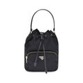 Prada Black Recycled Polyamide Backet Bag Prada