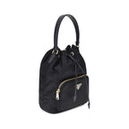 Prada Black Recycled Polyamide Backet Bag Prada