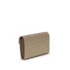Saint Laurent Beige Calf Leather Bos Taurus Shoulder Bag Saint Laurent